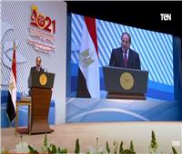 الرئيس السيسى مادحًا المرأة المصرية: «أنت بطلة وإكسير النجاح» | فيديو