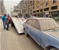 رفع السيارات المتهالكة من شوارع العمرانية