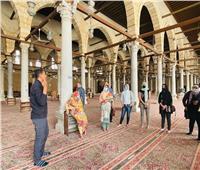 زوجات سفراء 20 دولة في زيارة لمجمع الأديان بمصر القديمة