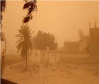 عاصفة ترابية تضرب مدينة السلوم بمطروح |فيديو