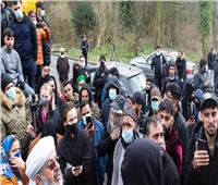 مظاهرة غاضبة في بريطانيا بسبب صورة مسيئة للنبي محمد