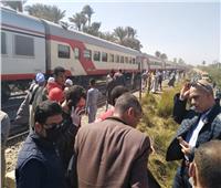 توقف مؤقت لحركة القطارات لحين رفع آثار حادث قطار سوهاج