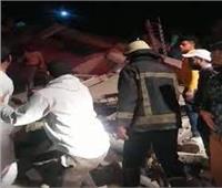 انقاذ١٤مصابًا وانتشال ٧ جثث من أسفل عقار جسر السويس المنهار