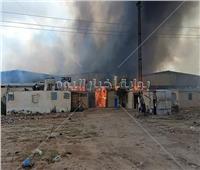 السيطرة على حريق نشب داخل مصنع إسكندرية للكرتون بالبحيرة 