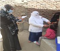 استمرار التطعيم ضد شلل الأطفال في منشأة القناطر بالجيزة