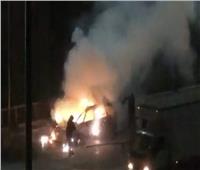 أمن القاهرة ينجح في إخماد حريق سيارة بطريق الأوتوستراد 