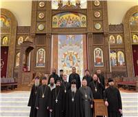 وفد رهبان أوكرانيا يزور كاتدرائية ميلاد المسيح و أهرامات الجيزة 