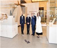 الرئيس السيسي يتجول داخل أروقة متحف الحضارة |صور