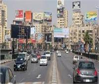 الحالة المرورية| سيولة في حركة السيارات بطرق وميادين القاهرة والجيزة
