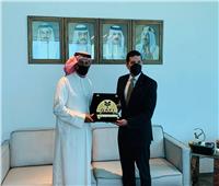 «عبدالوهاب» يبحث مع وزير الصناعة البحريني زيادة الاستثمارات