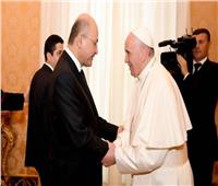 بابا الفاتيكان يبعث رسالة إلى الرئيس العراقي