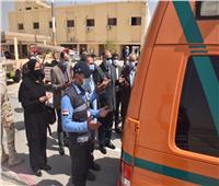 محافظ أسيوط يتقدم الجنازة العسكرية للشهيد البطل «إبراهيم عيون»