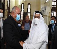السفير الإماراتي يؤدي صلاة الجمعة بمسجد القنائي ويؤكد على مكانة مصر |  صور