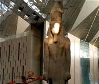 يزن 83 طناً و ارتفاعه 12 متراً.. تمثال رمسيس الثاني في المتحف الكبير
