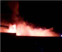 حريق بمصنع مفروشات بالمنطقة الصينية في السويس والدفع بـ 5 سيارات إطفاء