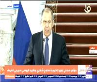 لافروف: ندعم الحل الذي يضمن مصالح الدول الثلاث في سد النهضة