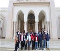 طلاب جامعة عين شمس  في زياره للعاصمة الإدارية الجديدة 