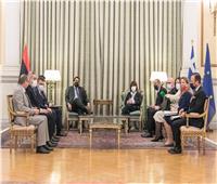 رئيس المجلس الرئاسي الليبي يجري مباحثات مع رئيسة اليونان ورئيس الوزراء