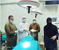 نجاح جراحة في مجال الوجه والفكين بمستشفى الرمد في دمنهور