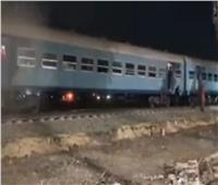 نقل مصابى قطار 339 ركاب الشرقية إلى مستشفى منيا القمح بالمحافظة 