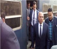 وزير النقل يتوجه لموقع حادث قطار طوخ| خاص