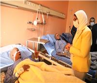  وزيرة الصحة: جميع مصابي قطار طوخ يتلقون العلاج والرعاية اللازمة 