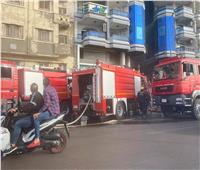 صور| إخماد حريق بكافتيريا على كورنيش الإسكندرية