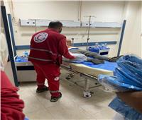 «الهلال الأحمر» يواصل دعم ضحايا حادث قطار طوخ | صور