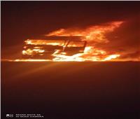 إشتعال النيران في «تريلا» بطريق رأس غارب وإصابة السائق