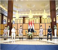 الرئيس السيسى يلتقي كبار قادة القوات المسلحة بمناسبة الاحتفال بذكرى نصر العاشر من رمضان| فيديو