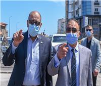 محافظ الإسكندرية يتابع أعمال إصلاح التلفيات بكوبري ستانلي  