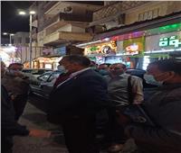 تحرير 40 مخالفة عدم ارتداء كمامة وإغلاق مقهى مخالف بدمياط