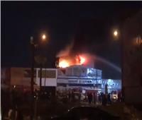حريق ضخم يلتهم مجمعاً تجارياً في كركوك | فيديو