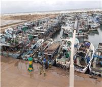 بسبب الرياح.. توقف حركة الصيد والملاحة بميناء البرلس بكفر الشيخ