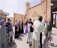 فرحة نزلاء السجون المفرج عنهم بمناسبة عيد تحرير سيناء| فيديو