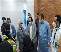محافظ بورسعيد يتفقد تجهيز مستشفى الصدر لاستقبال حالات كورونا