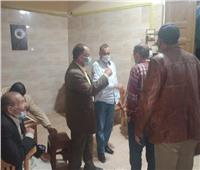 65 مخالفة عدم ارتداء الكمامة وإغلاق مقاهي وورش وصالات رياضية بدمياط