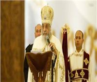البابا تواضروس يصلي قداس عيد القيامة في الكاتدرائية المرقسية بـ«العباسية»