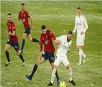الشوط الأول| التعادل السلبي يسيطر على مباراة ريال مدريد وأوساسونا