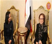 مايا مرسي تتمنى الشفاء العاجل للمناضلة الجزائرية «جميلة بوحيرد»