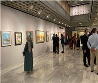 سفير أذربيجان ورئيس الأوبرا يفتتحان معرض للوحات الفنية