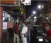 حملة على المقاهي والمحال وتحرير ٢٣ محضراً لعدم ارتداء الكمامة بالأقصر