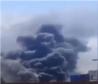 فيديو| اندلاع حريق عقب انفجار في مصنع في مدينة قزوين شمال إيران