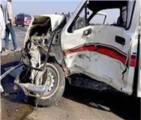 مصرع وإصابة 8 أشخاص في حادث مروري في بني سويف