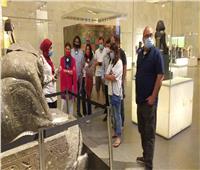 وفود سياحية من مختلف دول العالم تزور المتحف القومي للحضارة