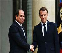 بدء أعمال القمة المصرية الفرنسية بقصر الإليزيه بباريس