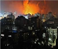 قصف الطائرات الإسرائيلية غرب مدينة غزة