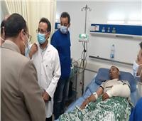 تحويل جريح فلسطيني من مستشفى العريش للعلاج في معهد ناصر بالقاهرة