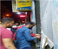 تشميع 34 محلا ومقهى في الإسكندرية لمخالفتها مواعيد الإغلاق