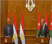 شكري: ننسق مع الأردن لتطوير العلاقات الثنائية والتصدي للتحديات الإقليمية